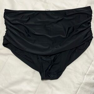 Mycoco Black High Waisted Swim Bottoms, 22